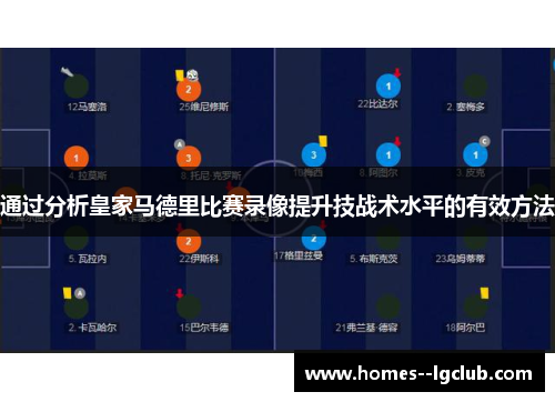通过分析皇家马德里比赛录像提升技战术水平的有效方法